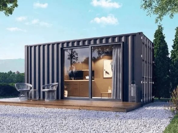 Modulo container abitabile T0 – Design moderno e isolamento ottimale