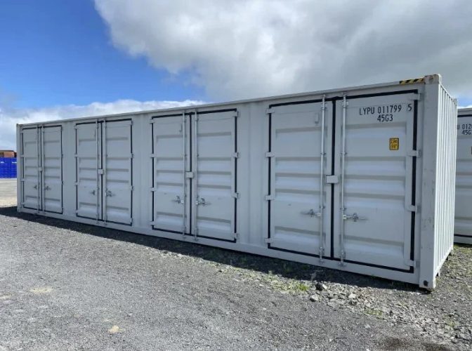 40-Fuß-Seecontainer mit Seitentüren – 2 oder 4 Türen
